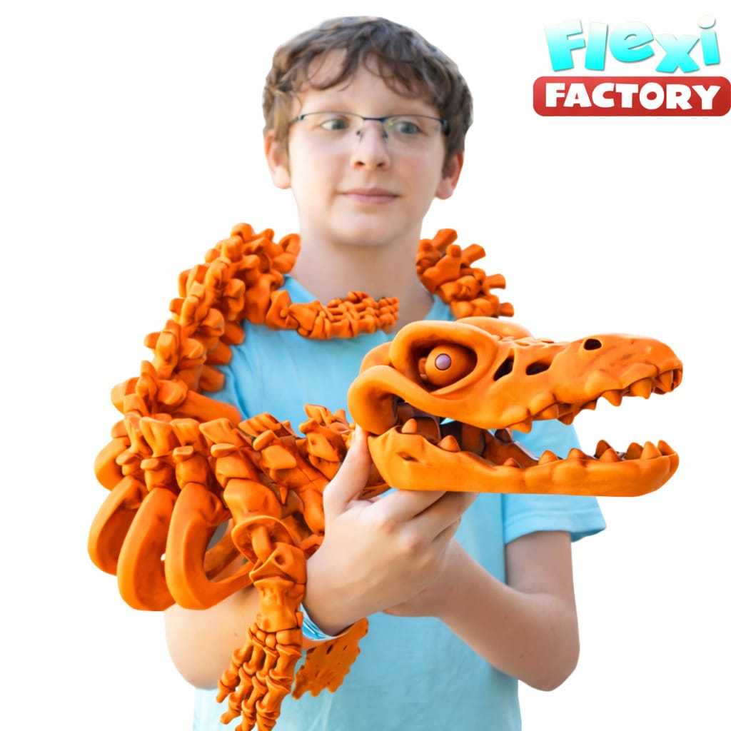 Esqueleto De Mesossauro Articulado Realista Colecionável