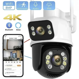 Câmera de Segurança A28B WiFi Dual 1080P 3MP Dupla WiFi para Alarme De Detecção De Segurança em Oferta na Shopee