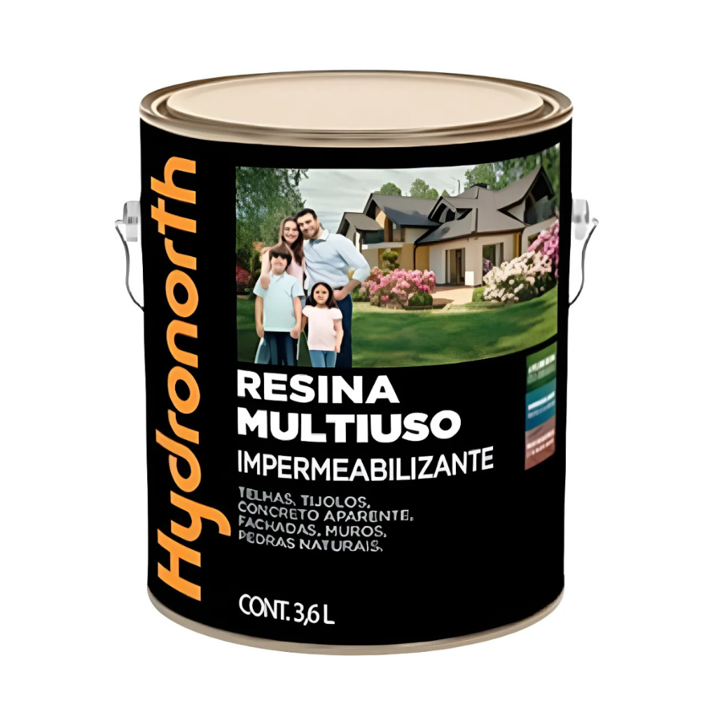 RESINA FOSCA MULTIUSO SOLVENTE INCOLOR GALÃO 3,6L