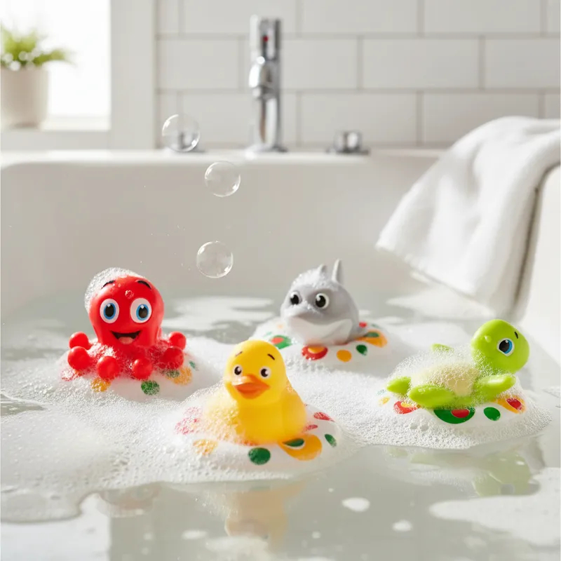 Patinho Amarelo Tubarão Tartaruga Polvo Brinquedo de Banho Alegre Vila Toy Brinquedo Para Bebês em Oferta na Shopee