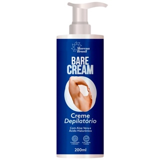Morena Brasil ☀️ Creme Depilatório Masculino - Adeus aos Pelos em Minutos com Bare Cream 💙 em Oferta na Shopee