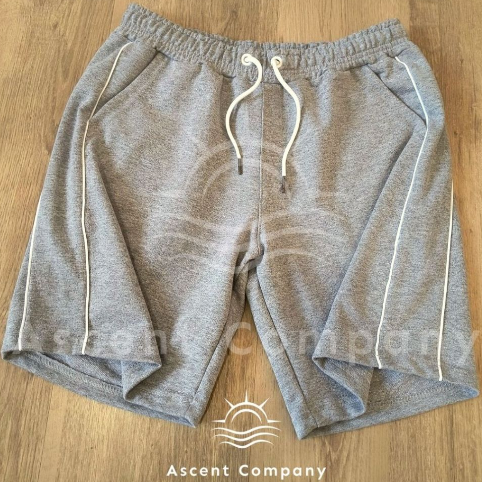 Bermuda Moletom Cinza Mescla Short Masculino Esporte Casual Academia em Oferta na Shopee