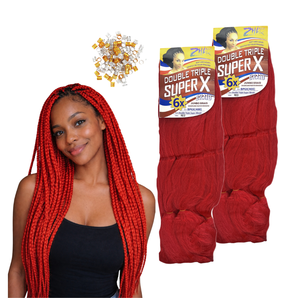 Jumbão Super X 2x 400g Tranças Box Braids Kanekalon - Jumbo Fibra Sintética Premium em Oferta na Shopee