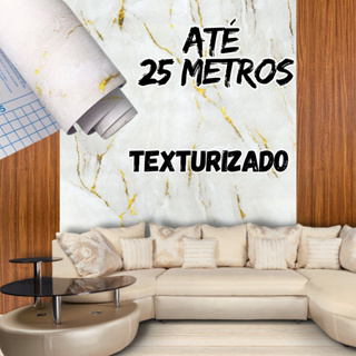 Papel de Parede Adesivo Marmore Dourado 5 Metros Envelopamento Marmorizado Autocolante Decora em Oferta na Shopee