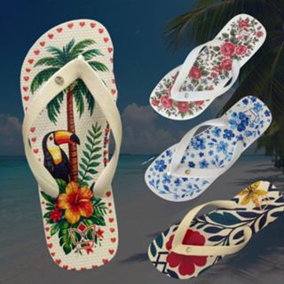 Chinela Feminina de Dedo Visual Exclusivo em Oferta na Shopee