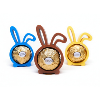 Kit 8 Porta Bombom Coelhinho Páscoa - Ferrero Rocher - Lembrancinha Luxo 3D em Oferta na Shopee