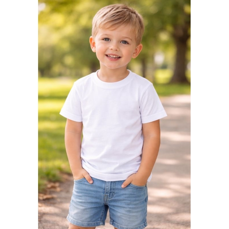 Camiseta Bebê Infantil Unissex 100 Porcento Algodão