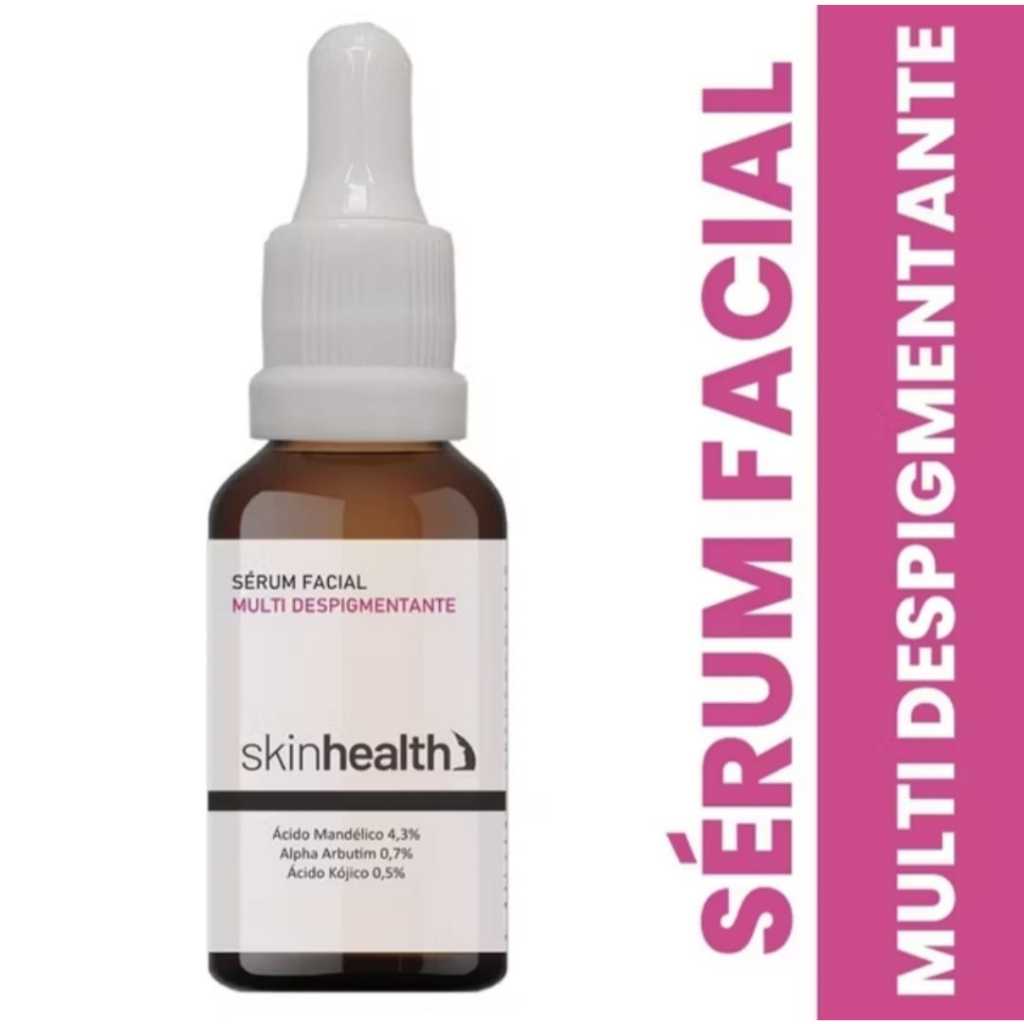 Sérum Despigmentante 30ml - Ácido Glicólico 6% + Niacinamida 3% + Alfa Bisabolol 0,3%