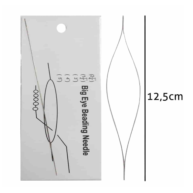 Agulha Big Eye Para Miçanga - 12,5cm
