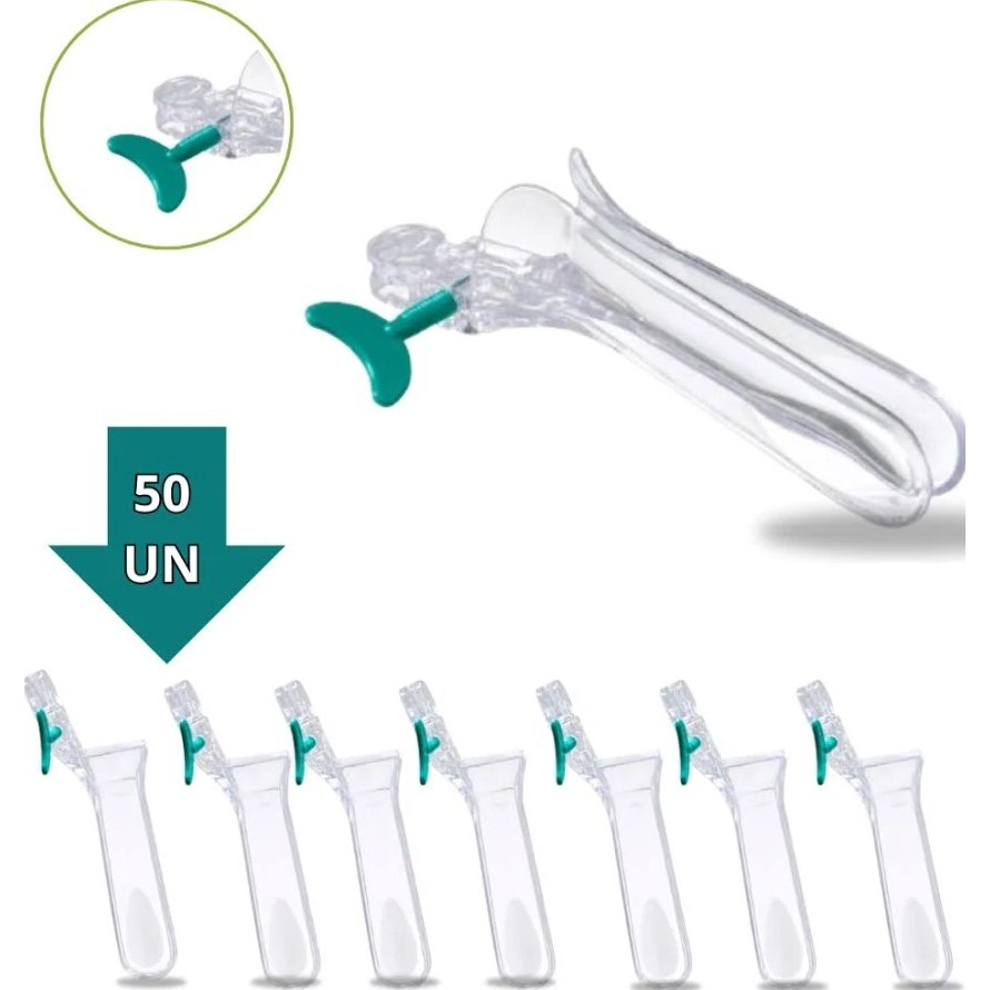 Especulo Vaginal Não Estéril Não Lubrificado Kit c/50 - KOLPLAST