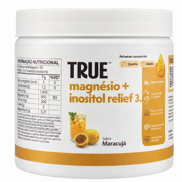 True Magnésio + Inositol 3.0 Relief + Triptofano True Source
