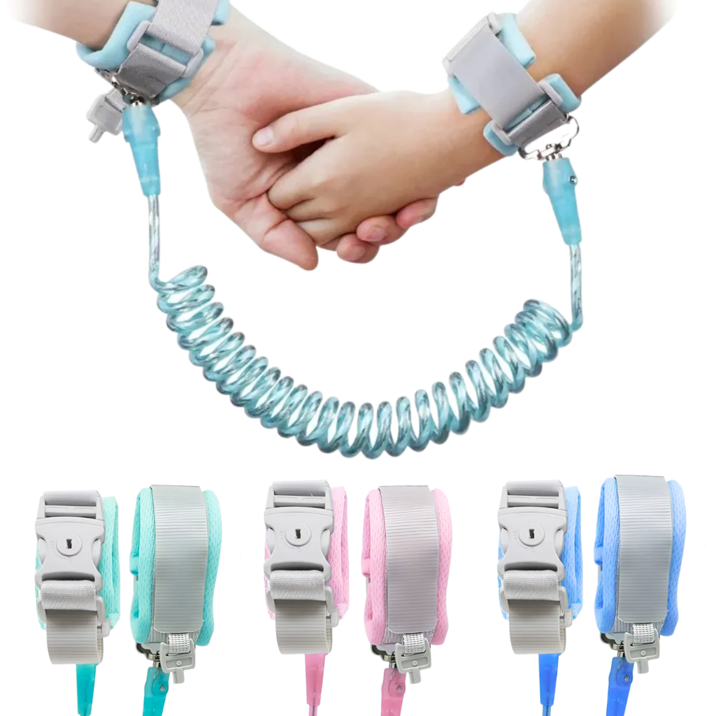 Pulseira Guia Para Criança Infantil Passeio Seguro Anti-Perda Segurança Até 10 Anos