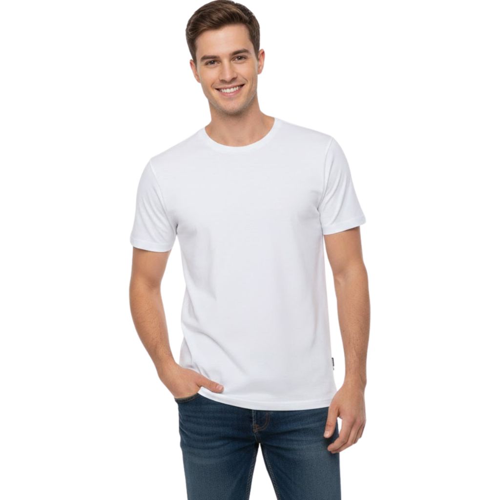 Camiseta Lisa Básica Masculina Malwee Gola Redonda Algodão Original