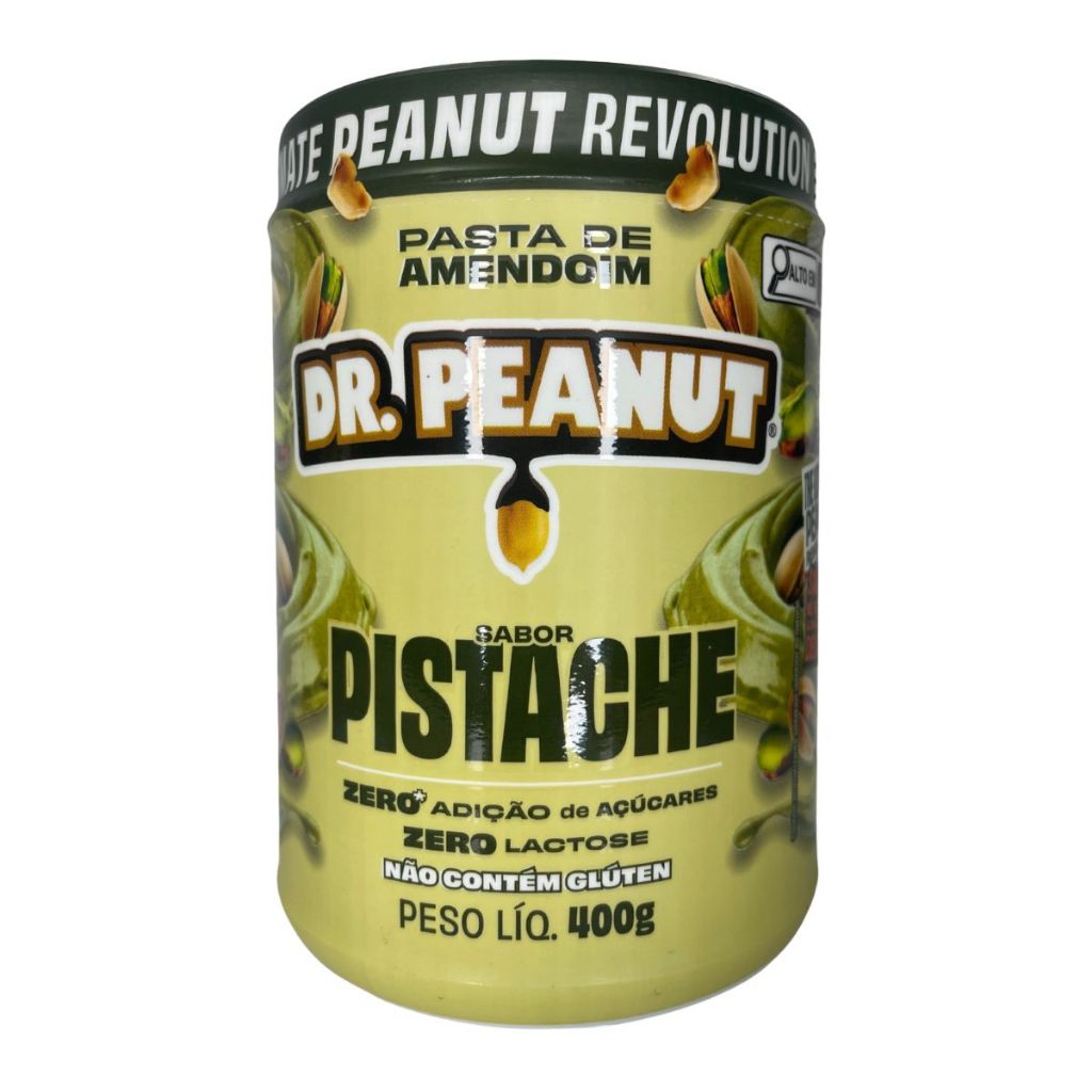 Pasta de Amendoim Dr. Peanut Sabor Pistache 400g em Oferta na Shopee