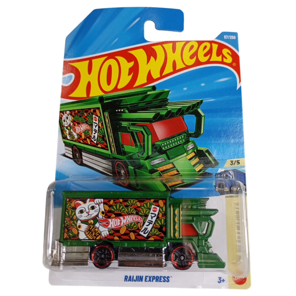 Carrinho Miniatura Hot Wheels Raijin Express Jjj27 em Oferta na Shopee
