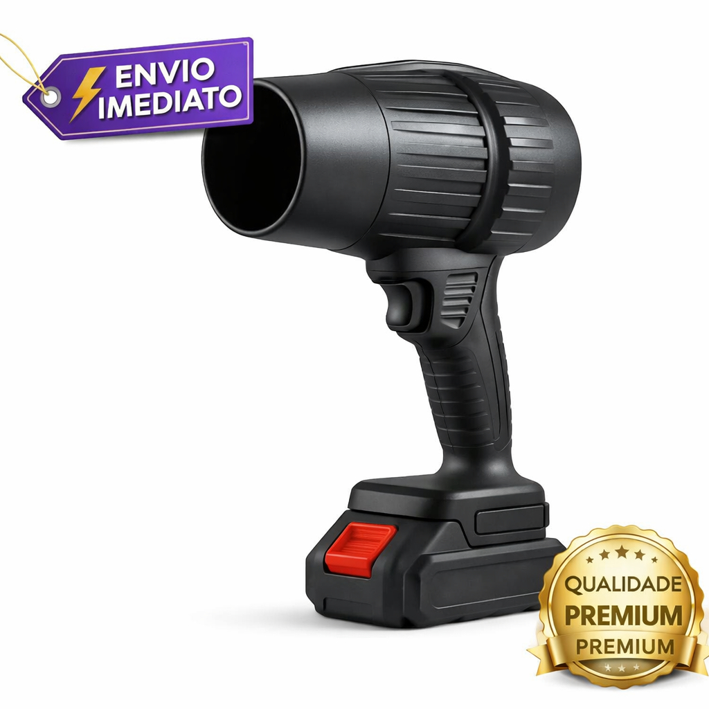 SOPRADOR TURBO 48V 3 EM 1 ASPIRA SOPRA E LIMPA SEM FIO