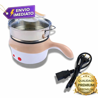 Panela Elétrica Gourmet - Faz Arroz Macarrão e Frituras Rápido 110v e 220v em Oferta na Shopee