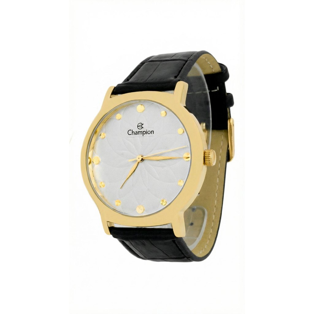 Relogio Feminino Champion Aço Inoxidavel Dourado Resistente a Agua Original 1 Ano Garantia CN20364M em Oferta na Shopee