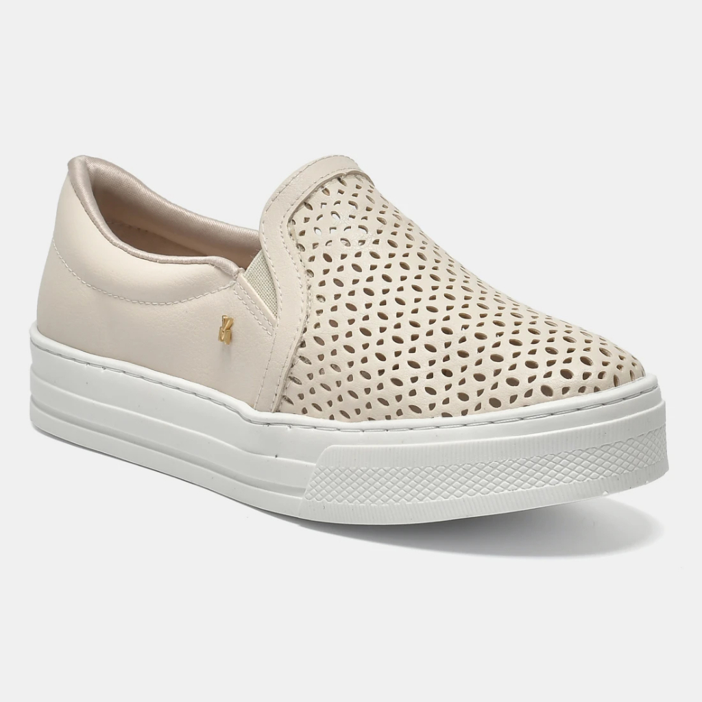 Tênis Via Marte Slip On Novo Flatform Lindo Comfort Oferta Original