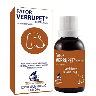 FATOR VERRUPET 26G  - ARENALES USO VET em Oferta na Shopee