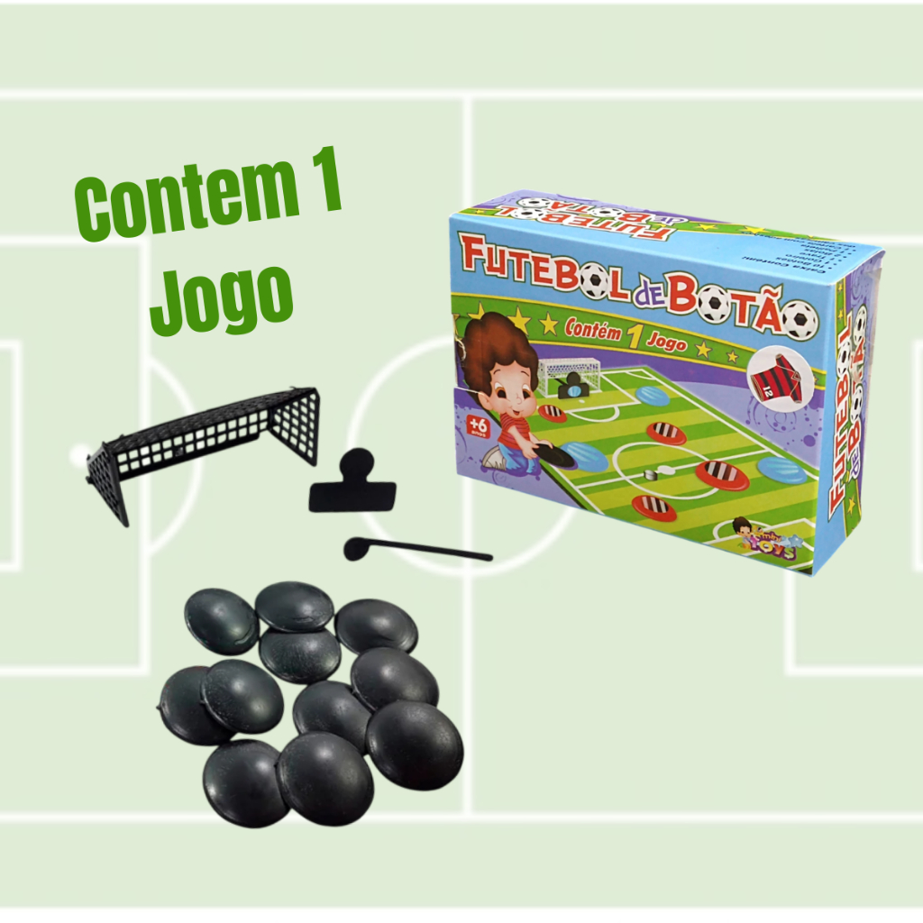 Jogo Futebol de Botão 1 Jogo - Mini Toys