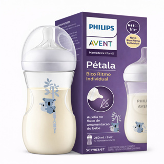 Mamadeira Pétala Avent 3.0 Decorada 260ml 3-6m Coala Philips Avent em Oferta na Shopee