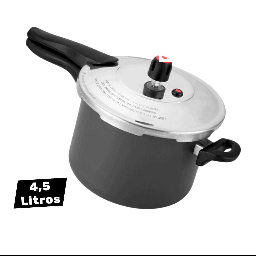 Panela De Pressão presao 4,5 L FECHAMENTO EXTERNO ASJ + ENVIO RÁPIDO E SEGURO em Oferta na Shopee
