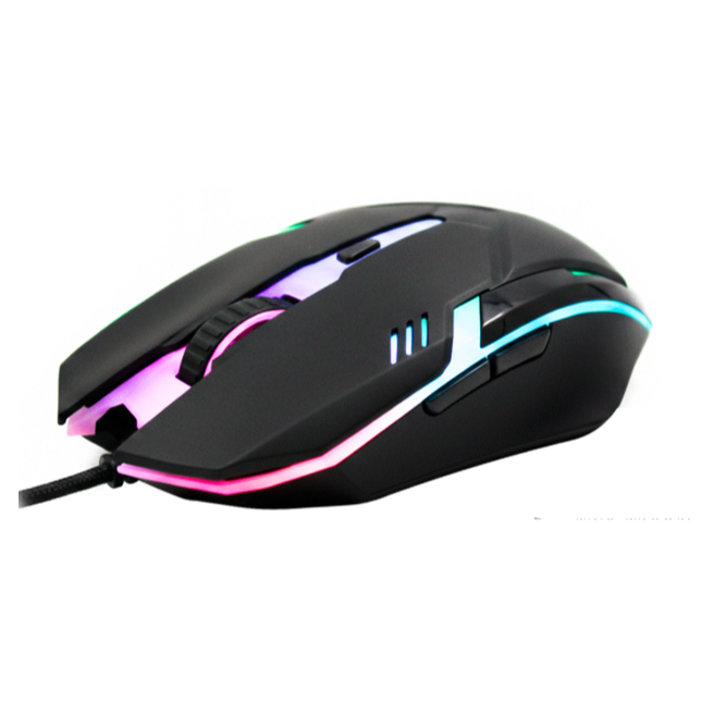 MOUSE OPTICO GAMER Com FIO USB + LUZ 1500 DPI MAXMIDIA