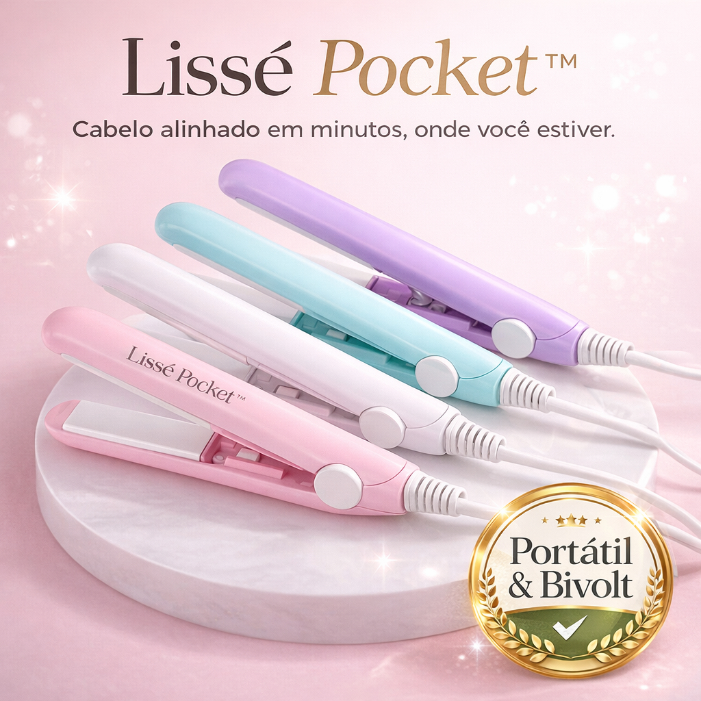 Mini Chapinha Profissional Prancha Cabelo Alisadora Portátil