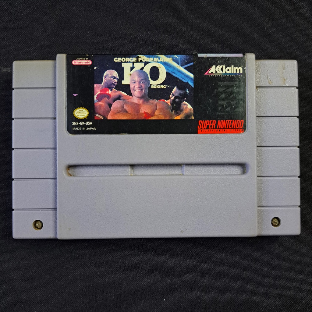 George Foreman's KO Boxing Original Super Nintendo Snes