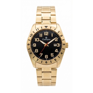 Relógio Masculino Champion Dourado Casual Original Resistente à água Garantia 1 Ano em Oferta na Shopee