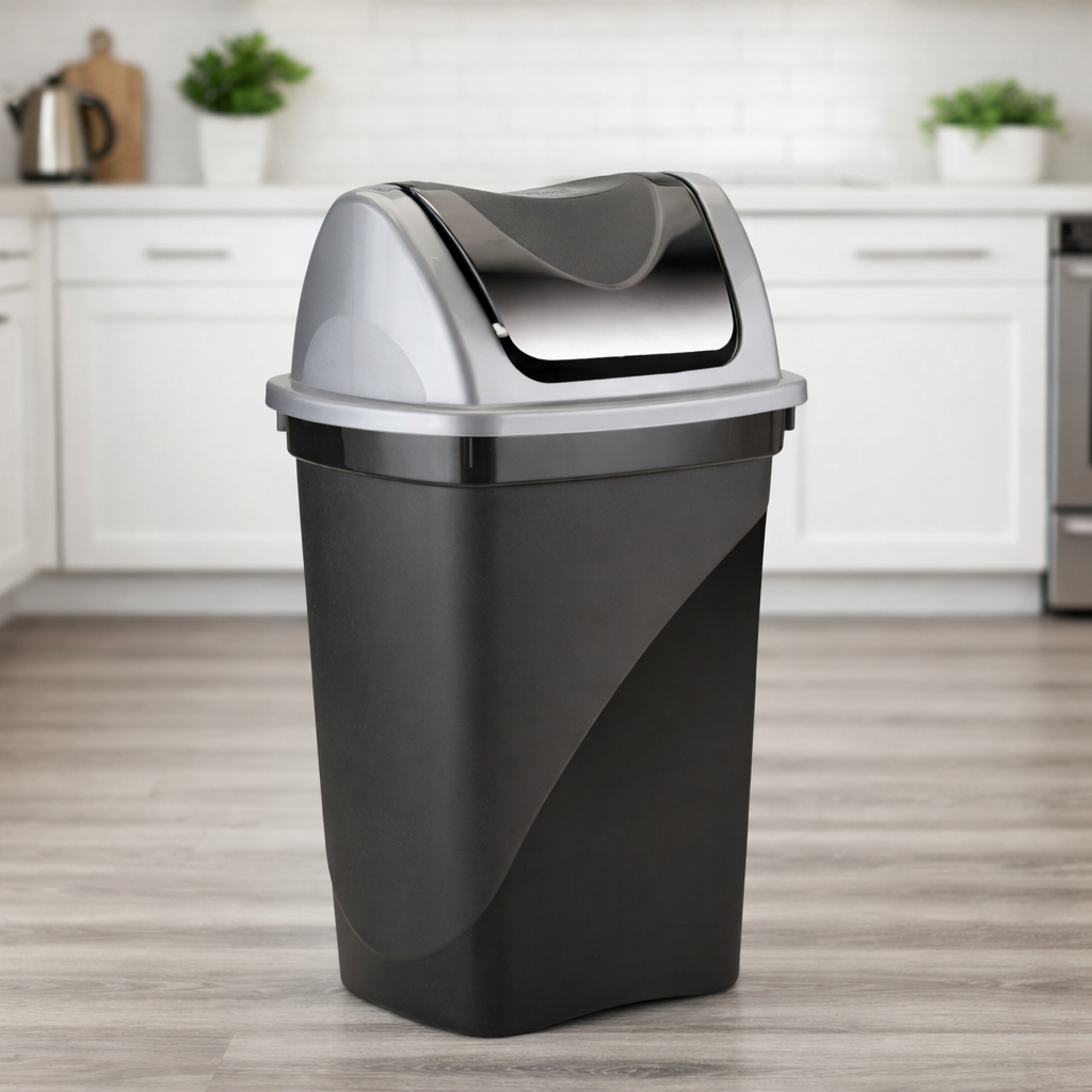 Lixeira Basculante de 15 litros Lixeira de escritório cozinha banheiro