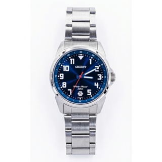 Relógio Masculino Orient Prata Visor Azul Aço Sport Original Resistente à Água Garantia 1 ano em Oferta na Shopee