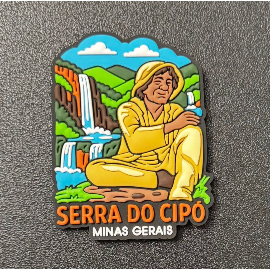Ímã de geladeira emborrachado - SERRA DO CIPÓ/ MG
