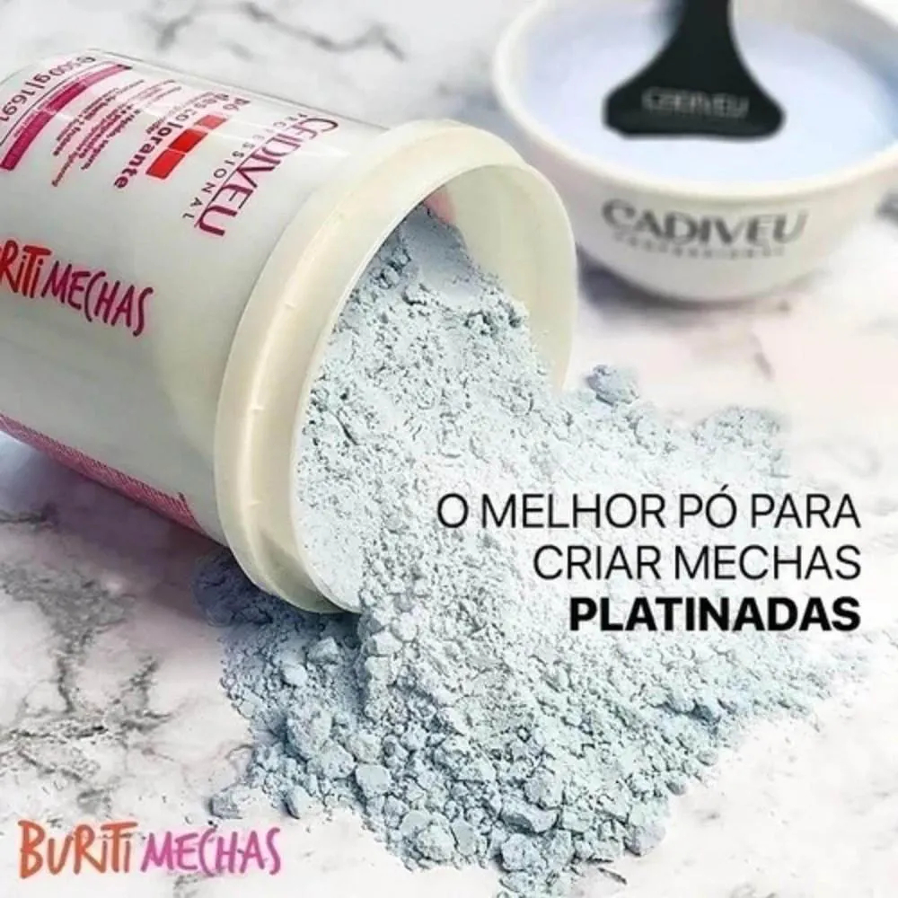 Kit Cadiveu 2 Buriti Pó Desc. 500g+ 2 Ox.6vol+ 2 Ox.20+ 2 Ox.30vol 900ml — imagem 2 de 2