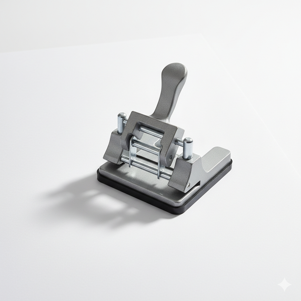 Perfurador / Furador De Papel P/ 60 Folhas - Ferro - 2 Furos