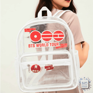 Mochila Transparente BTS Arirang | Ideal para Shows | Preta, Branca ou Lilás em Oferta na Shopee