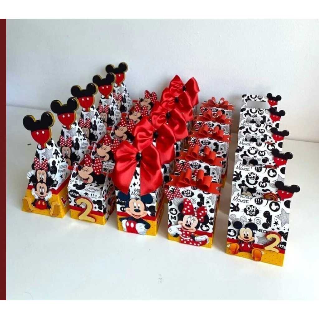 KIT PERSONALIZADO MINNIE E MICKEY