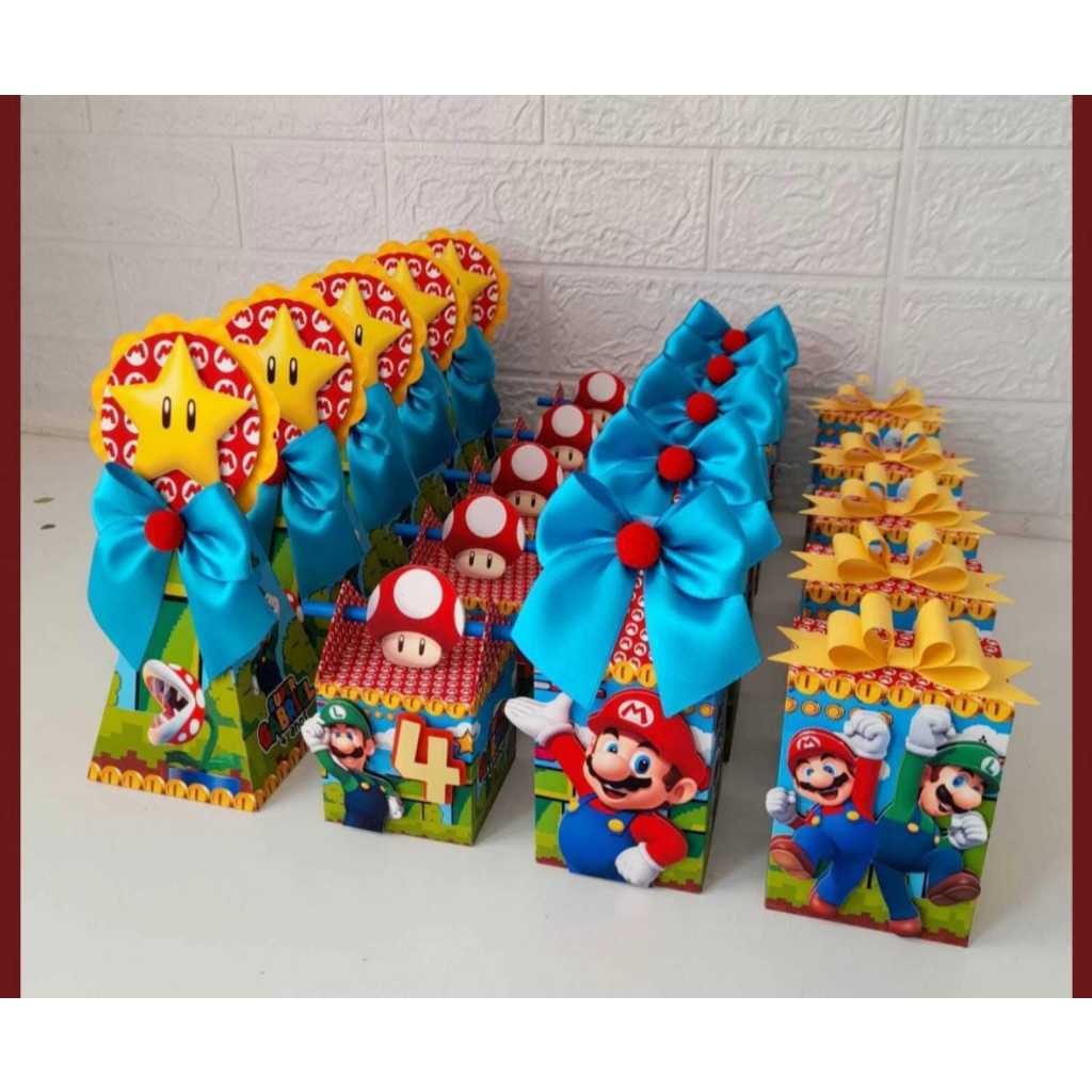 KIT PERSONALIZADO MARIO BROS/MARIO FESTA ANIVERSARIO