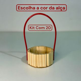 Kit 20 Cesta Mini Redonda 11 Centímetros em Oferta na Shopee