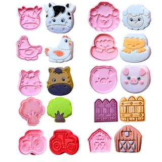 Modeladores Ejetores Fazendinha Docinhos, Brigadeiros, Animais, Fazenda para Massa em Oferta na Shopee