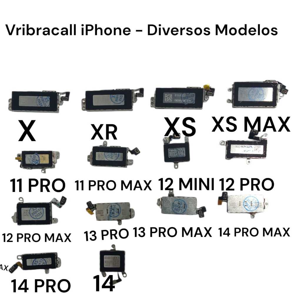 Vibracall / Motor de Vibração Compatível para iPhone - Vários Modelos