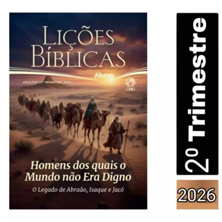 Revistas - Lições Bíblicas 2º Trimestre 2026 - Todas Faixa Etária | Ed. CPAD em Oferta na Shopee