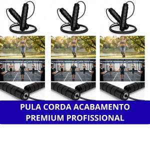 Corda de Pular Crossfit Profissional com Rolamento Acabamento Premium em Oferta na Shopee