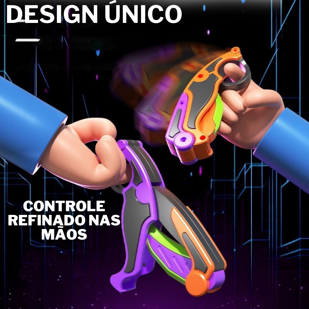 Faca Karambit de brinquedo em impressão 3D antiestresse — imagem 2 de 2