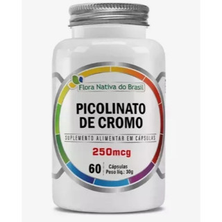 Picolinato de Cromo 60 Cápsulas - Flora Nativa do Brasil