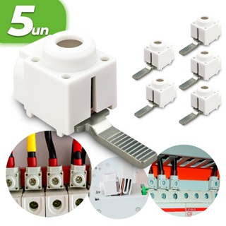 Kit 5 Terminal Disjuntor (6mm - 25mm) Conector Generico Saida Frontal Interruptor Terminal Elétrico em Oferta na Shopee