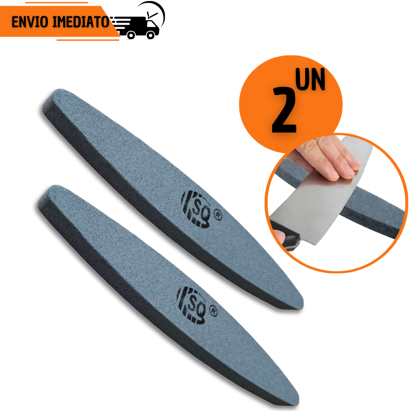 Pedra Afiadora Profissional Dupla Face Amolar para Facas Ferramentas Profissional Churrasco