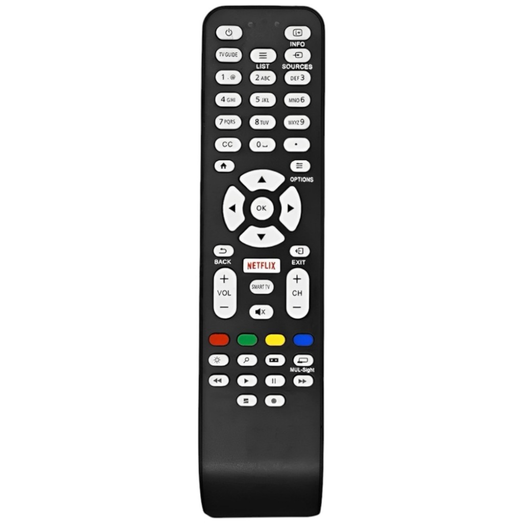 Controle Remoto Comapível Com Tv Smart AOC Com Tecla NetFlix em Oferta na Shopee