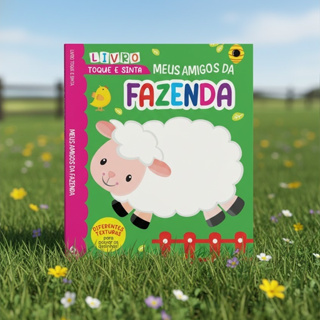 Toque e Sinta Sensorial / Toque Textura Para Crianças - Meus Amigos da Fazenda em Oferta na Shopee